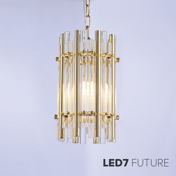 Loft Industry Modern - Tube Drum Chandelier